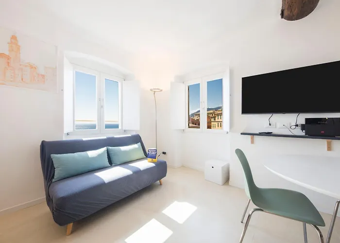 Casaviva - Elegant Seaview Studio In Camogli